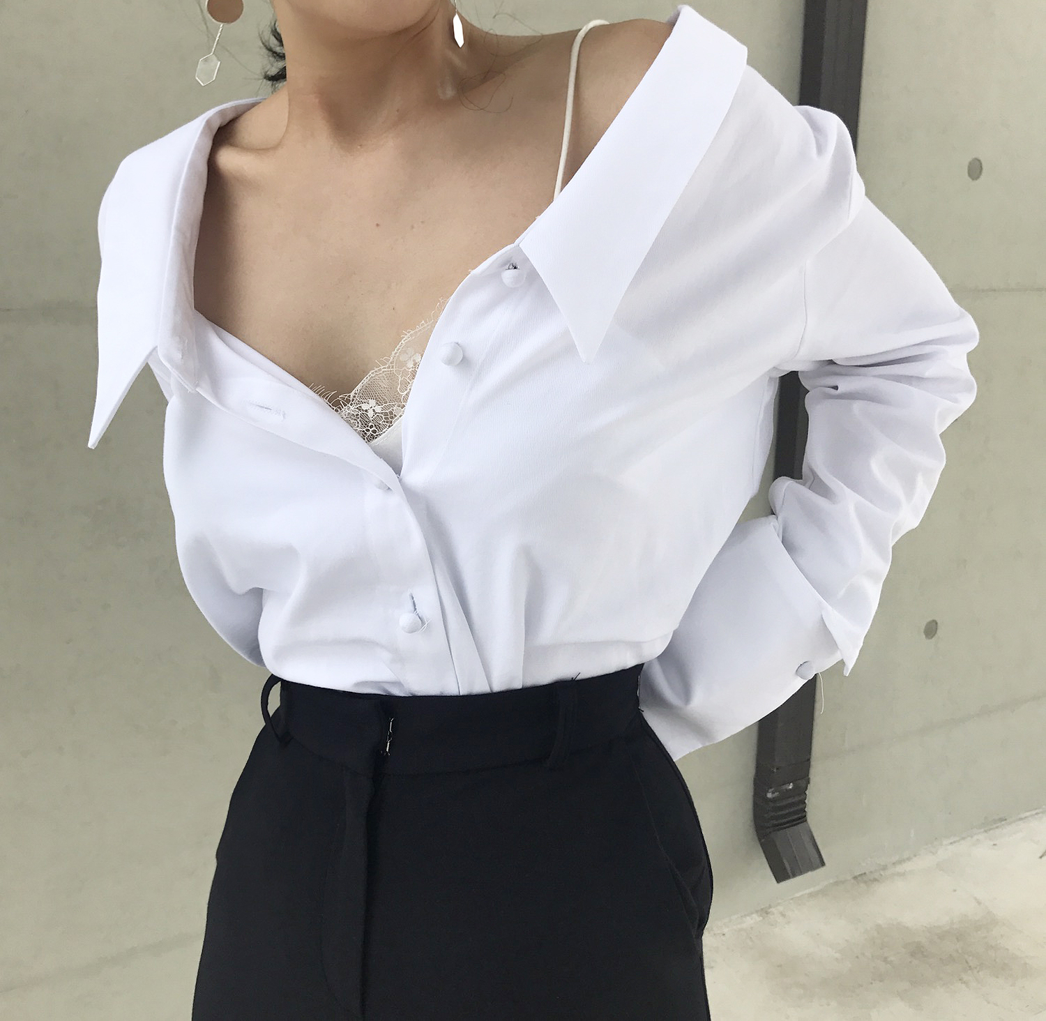 NEW FASHION LADY GIRL Blouse 백킹블라우스 2 colors