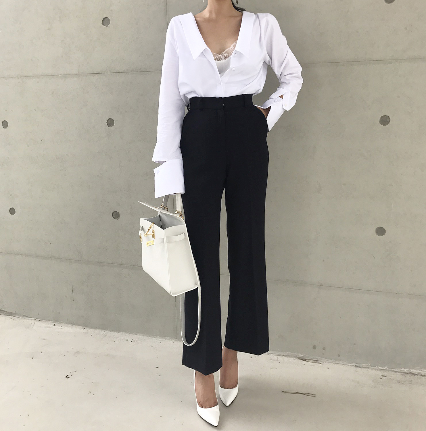 NEW FASHION LADY GIRL Blouse 백킹블라우스 2 colors