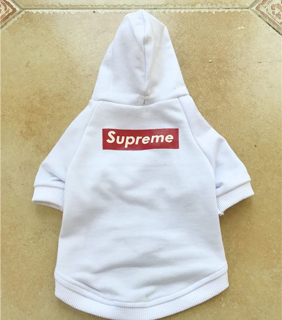 NEW DOG FASHION Supreme ST hooded dog clothes dog 