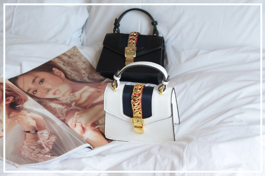 New Chain Silvy Bag Mini Cross Bag 4color Daily Ba