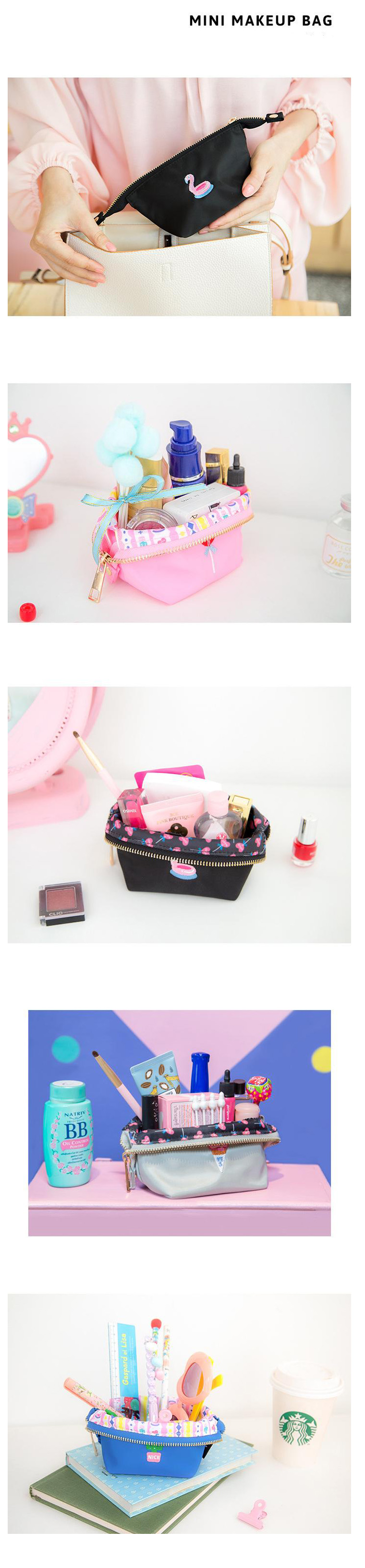 New bentoy character embroidery cosmetic pouch min