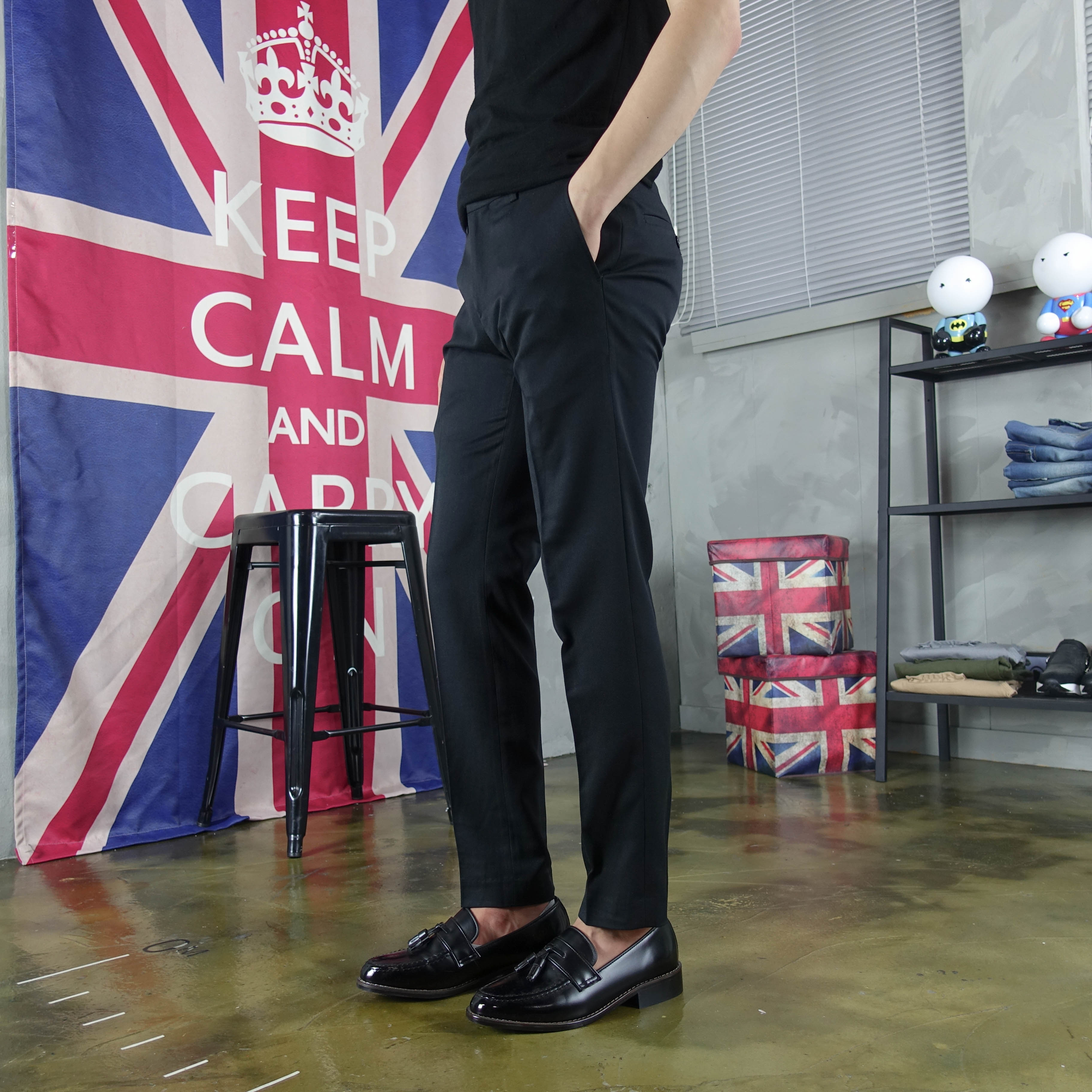 New Men's Pants Men's Basic Slacks Pants Spa