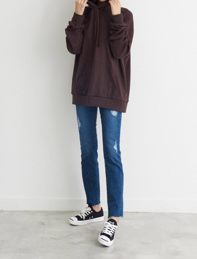 O Buffett Hooded T-shirt Women Casual Lovely Smoot