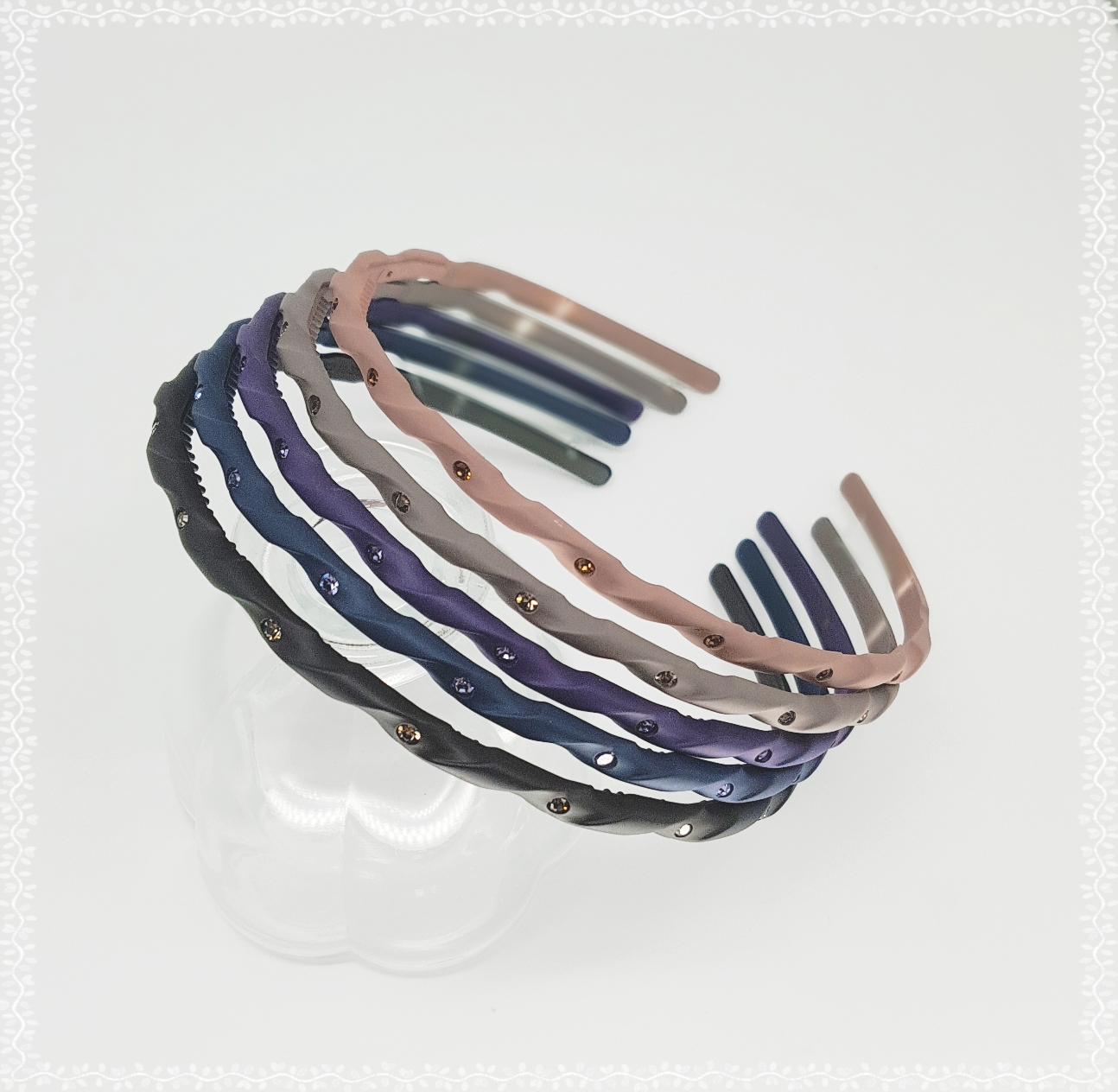 Teeth headband slim hair band cubic base painless 