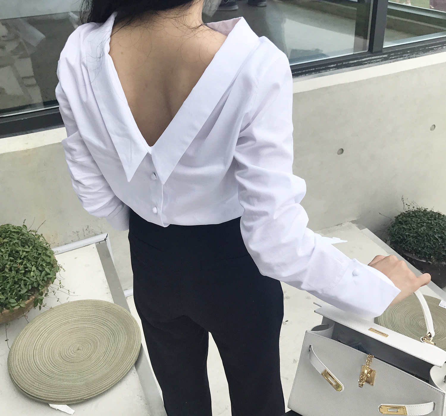 NEW FASHION LADY GIRL Blouse 백킹블라우스 2 colors