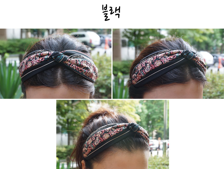 Flower Bandana Hair Band Headband Turban Feminine 