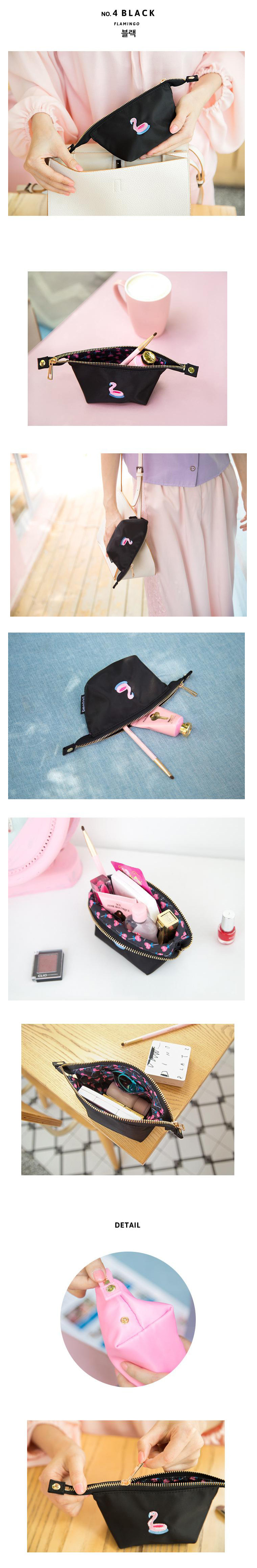 New bentoy character embroidery cosmetic pouch min