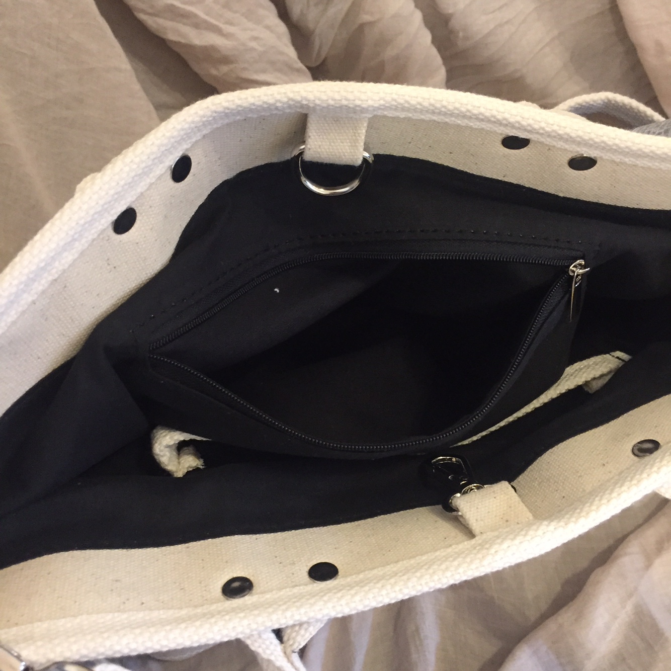 Pocket Tumbler Canvas Eco Bag Casual Jung Yumi Bag