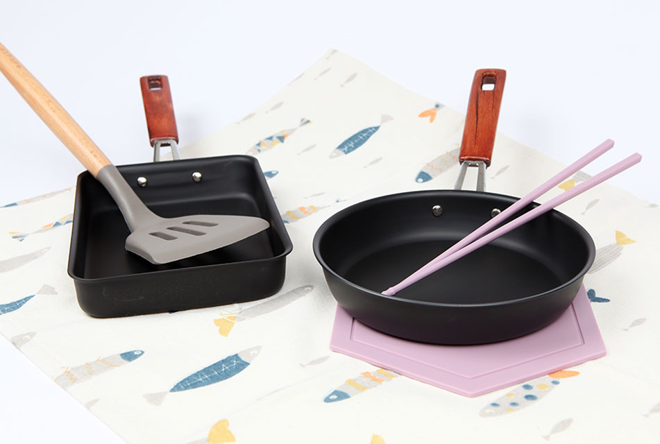 NEW FRYING PAN Japanese iron plate mini round fryi