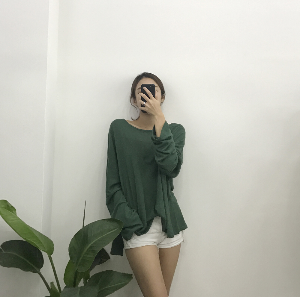 Loose Fit 1 + 1 Basic Plain Box T-Shirt Women's