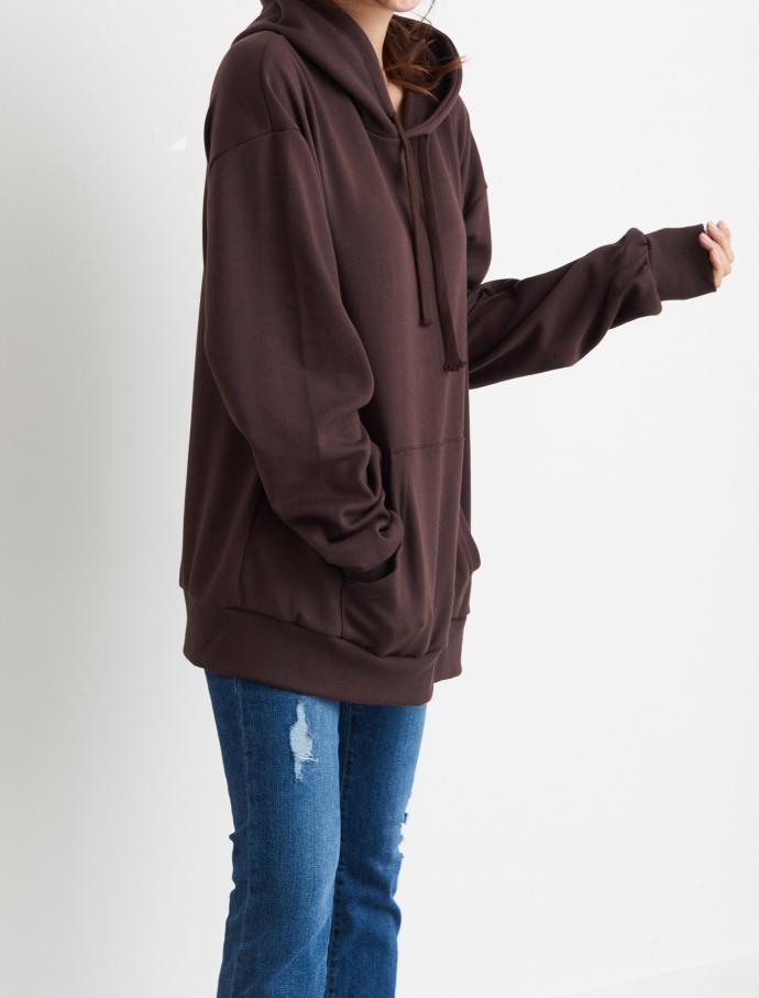 O Buffett Hooded T-shirt Women Casual Lovely Smoot