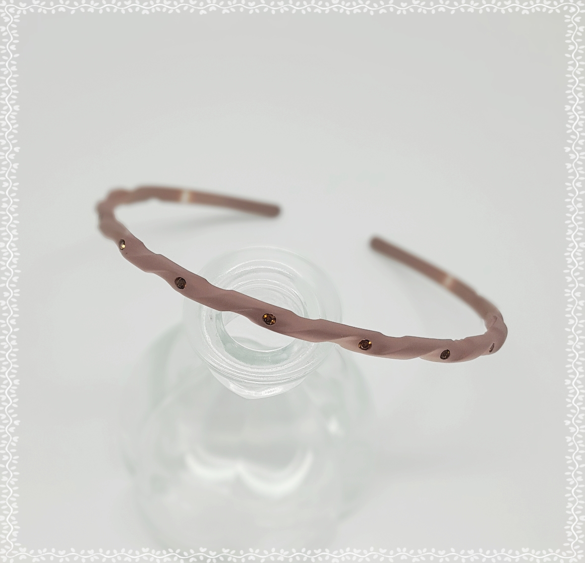 Teeth headband slim hair band cubic base painless 