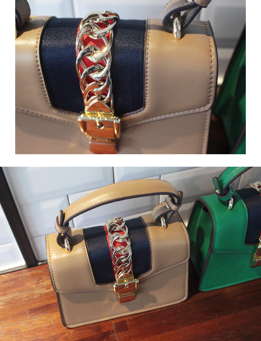 New Chain Silvy Bag Mini Cross Bag 4color Daily Ba