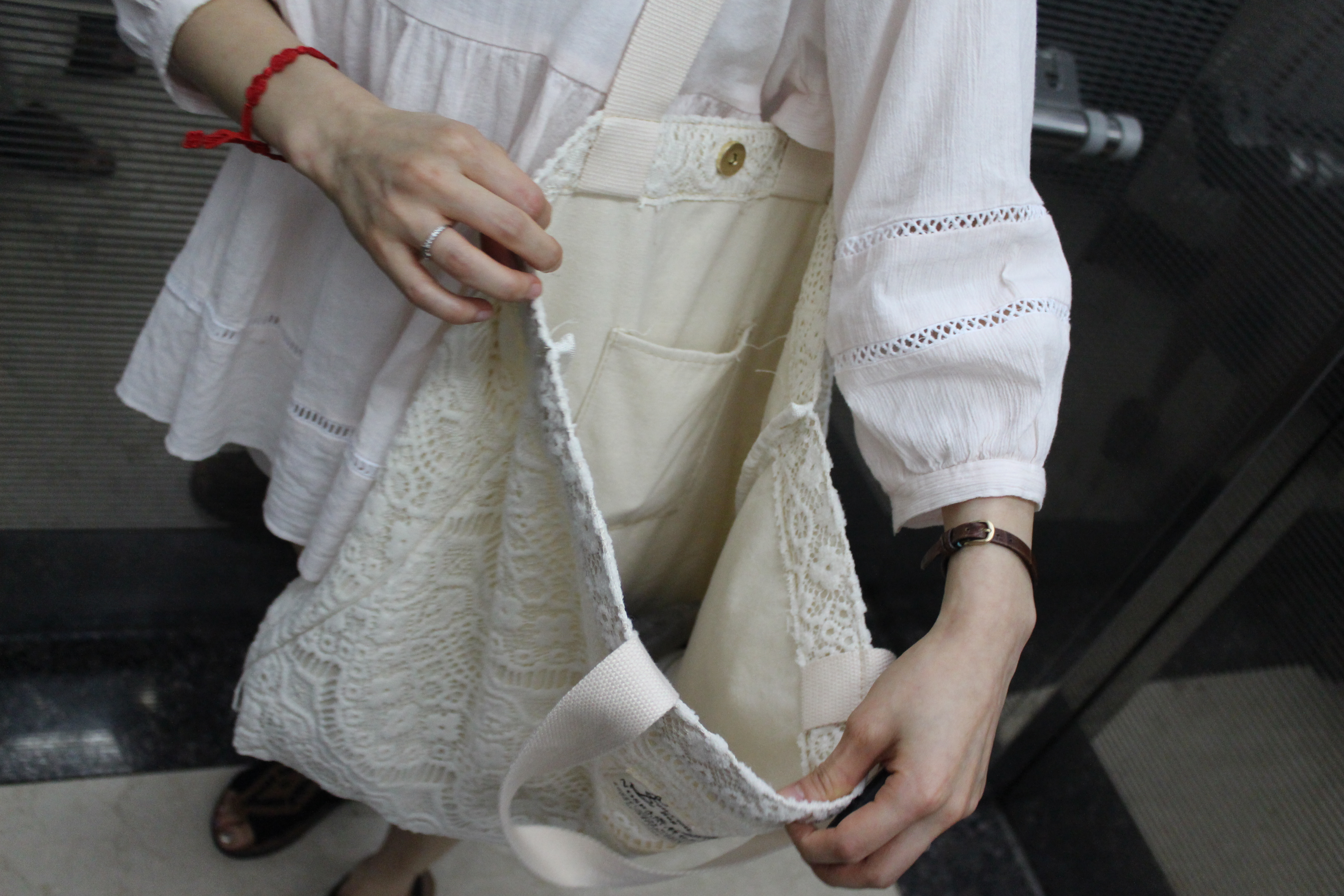 Elegance Lace Shoulder Eco Bag Daily Bag Recommend