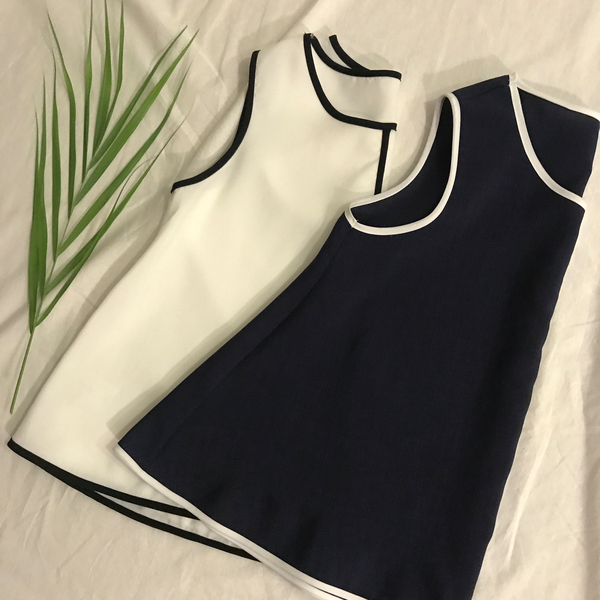 Silk Navy Women Sleeveless Blouse Women's Summe