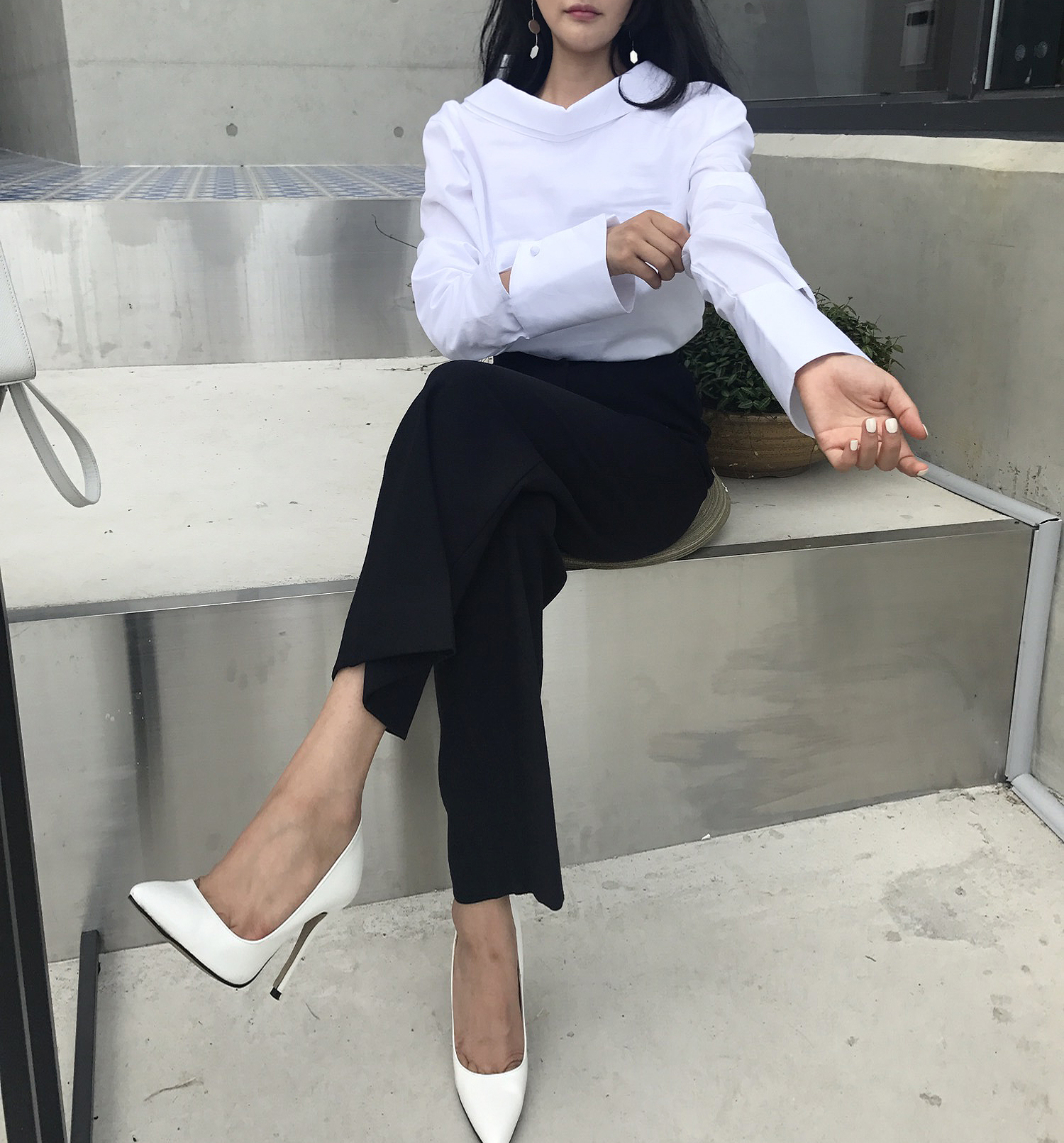NEW FASHION LADY GIRL Blouse 백킹블라우스 2 colors