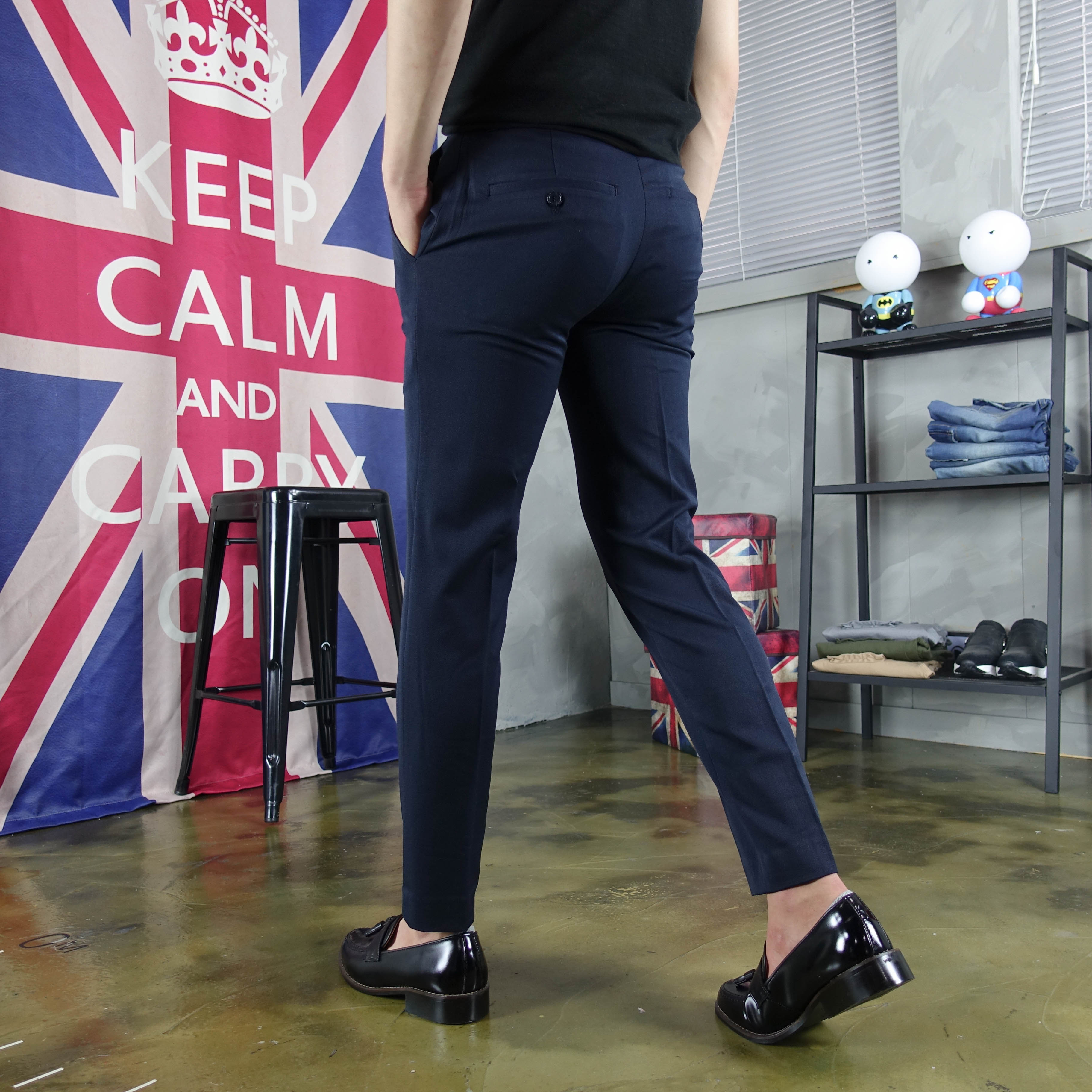 New Men's Pants Men's Basic Slacks Pants Spa