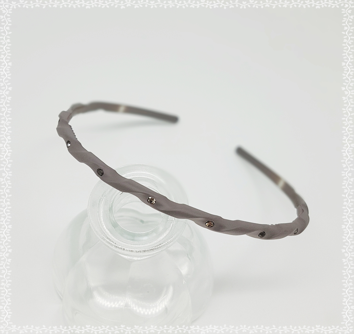 Teeth headband slim hair band cubic base painless 