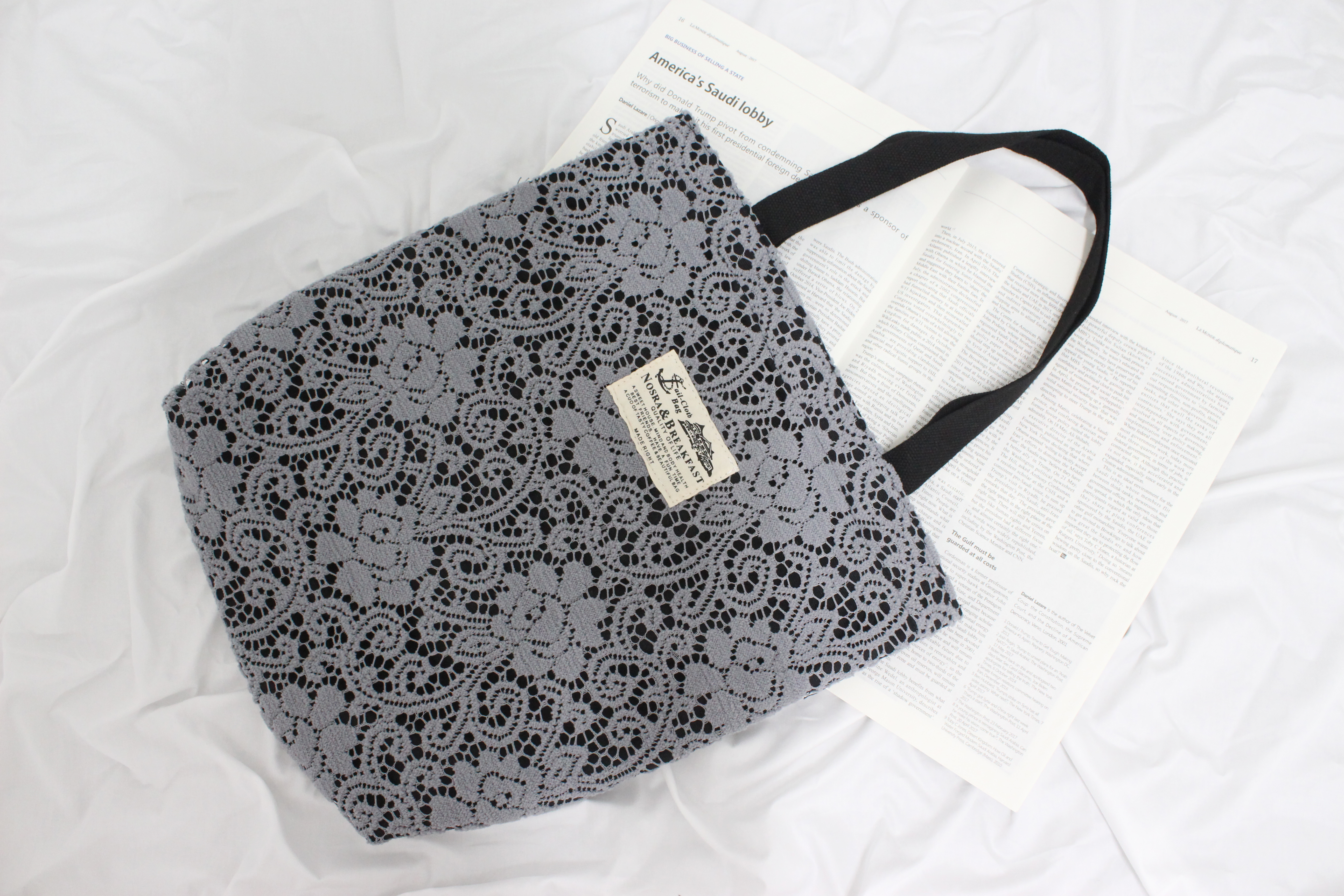 Elegance Lace Shoulder Eco Bag Daily Bag Recommend