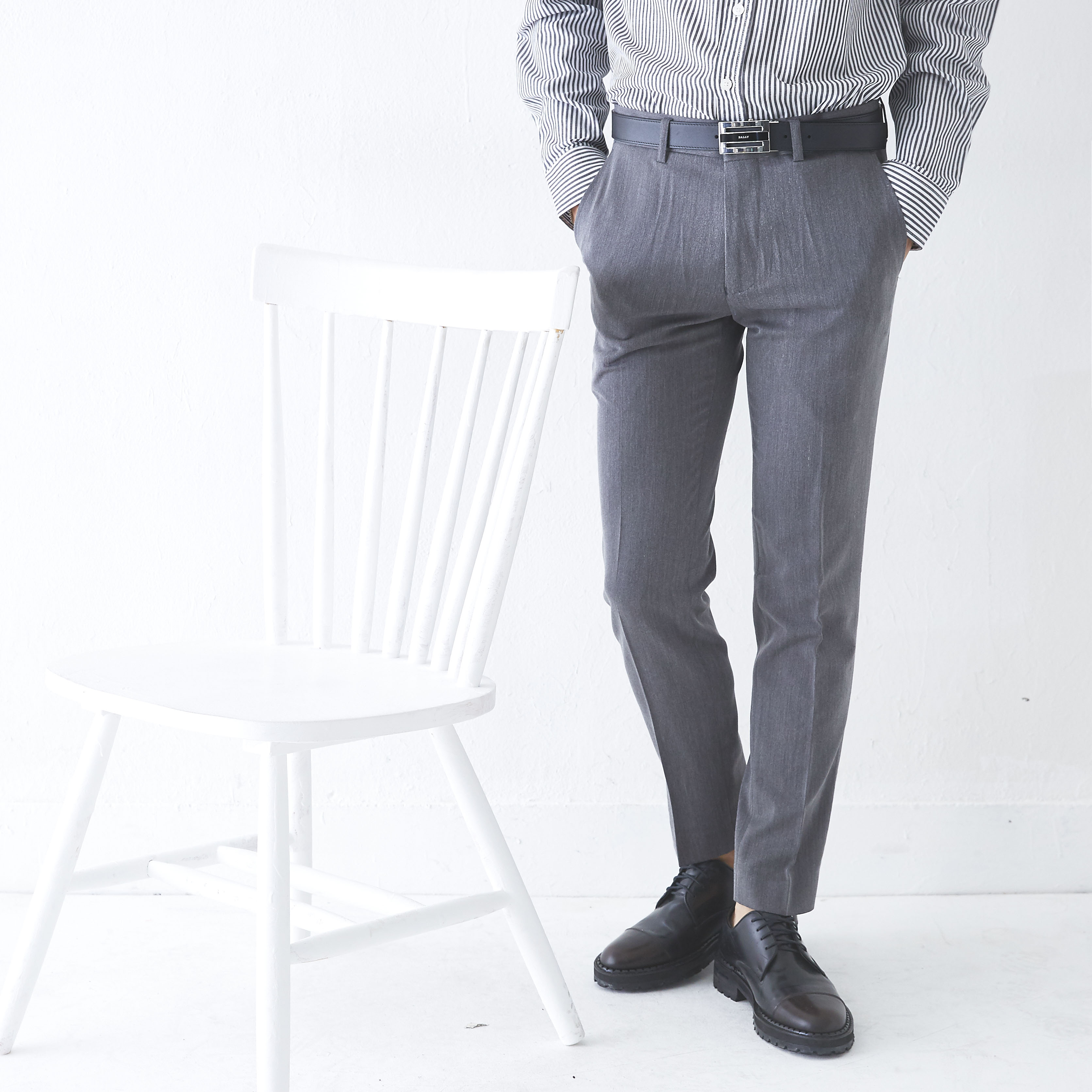 New Men's Pants Slim Fit Men Span Slacks 4 COLO