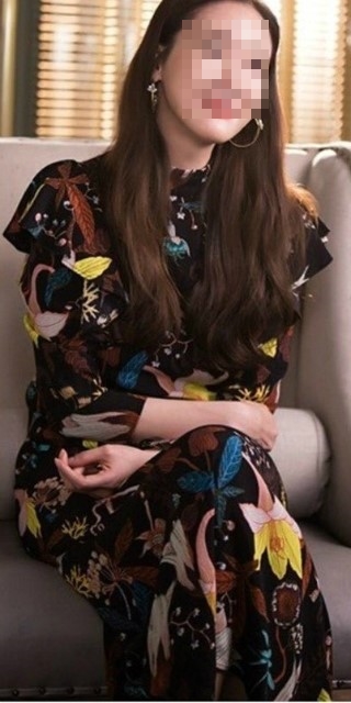 New Women Dress H &amp M Choi Ji Woo Flower Dress