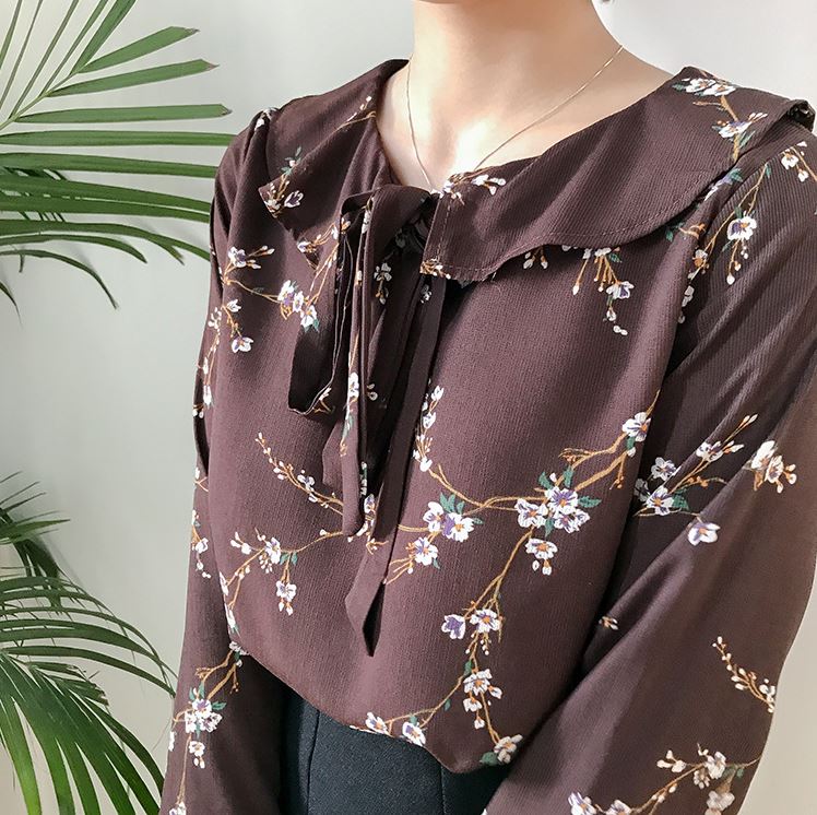 NEW FASHION LADY GIRL Blouse Cotton Flower Blouse