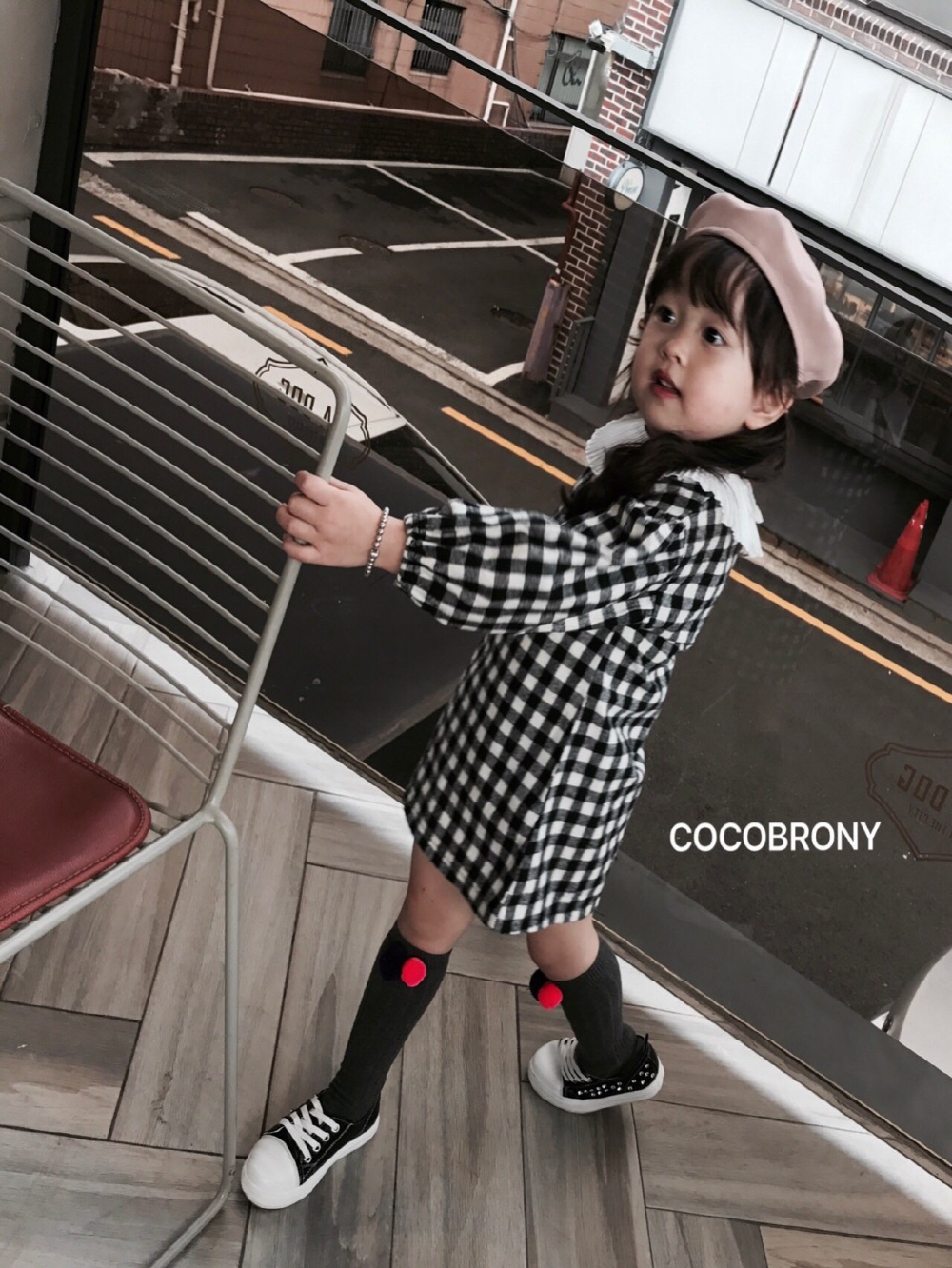 Leather Beret Girl Baby Toddler Hat Baby