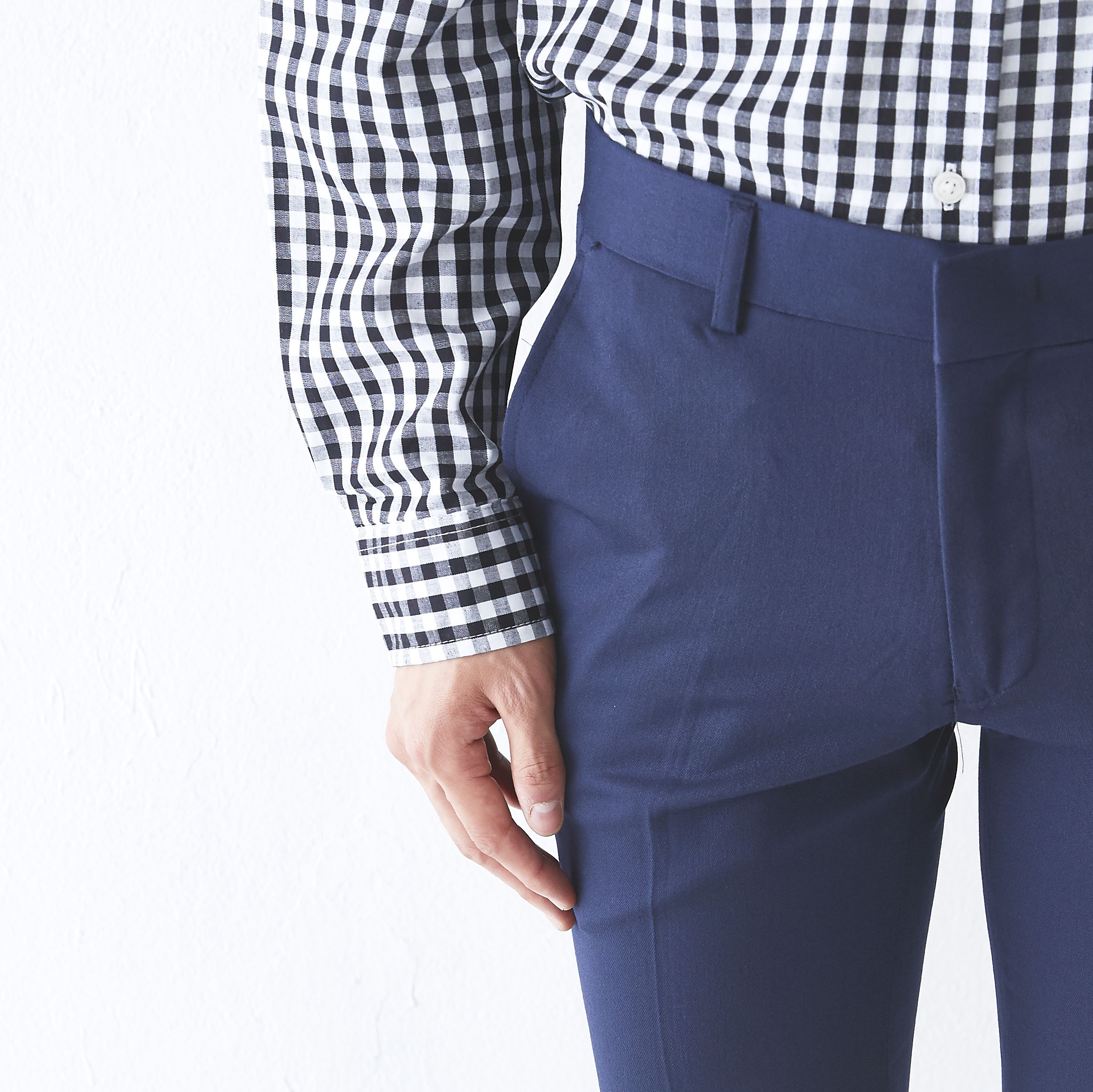 New Men's Pants Slim Fit Men Span Slacks 4 COLO