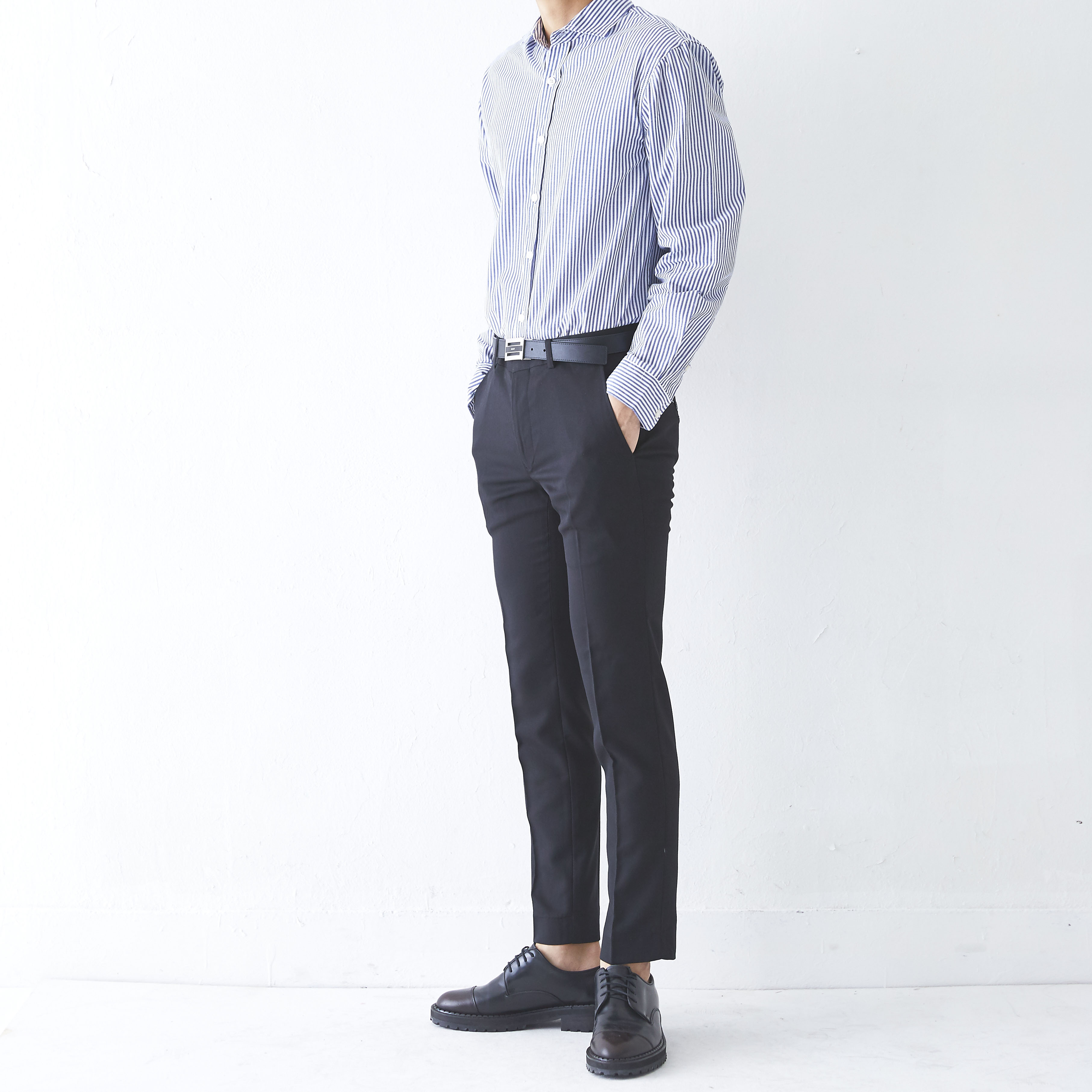 New Men's Pants Slim Fit Men Span Slacks 4 COLO