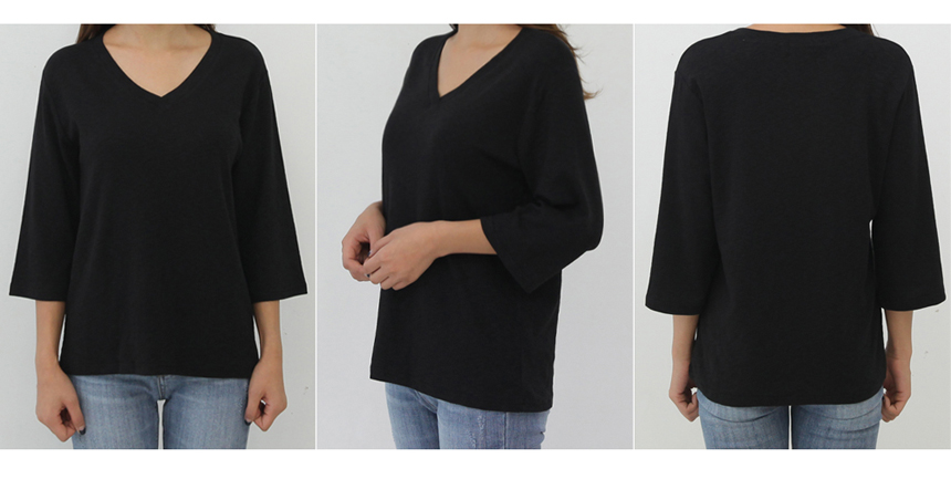 Lanes V-neck Slavic T-shirt Autumn Nourishment Coo