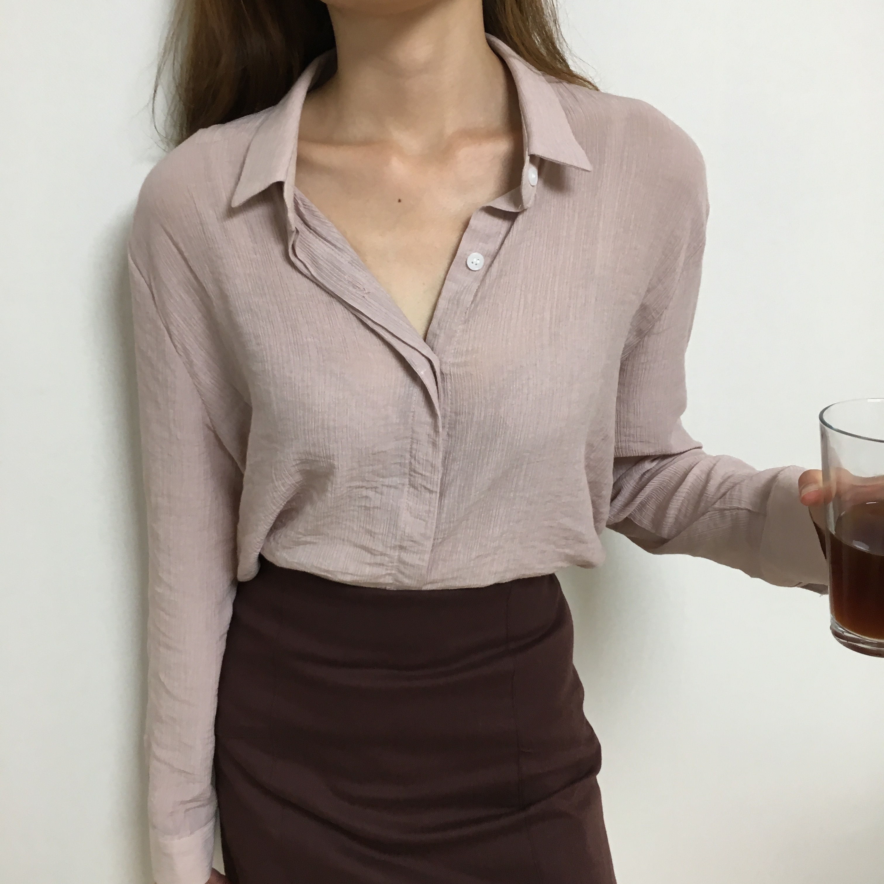 NEW FASHION LADY GIRL Blouse Manny lee blouse Whit