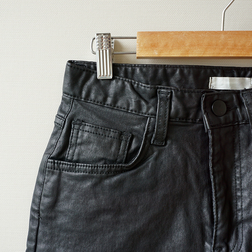 a line mini leather skirt leather skirt unbalance 