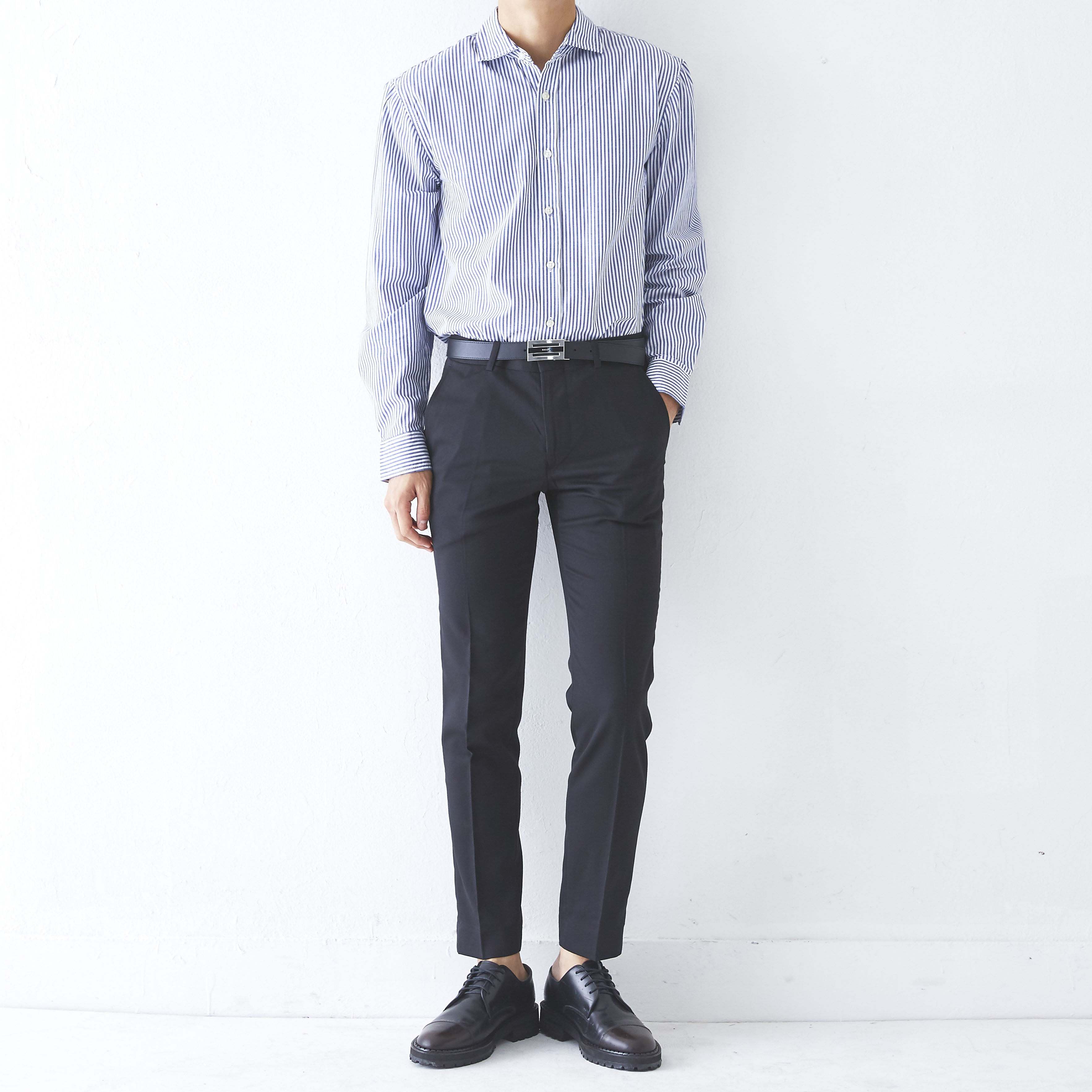 New Men's Pants Slim Fit Men Span Slacks 4 COLO