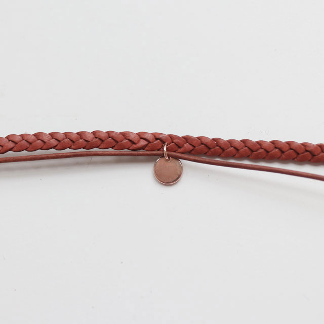 Leather Leather Layered Twine Bracelet Woman Fall Fashion Twist