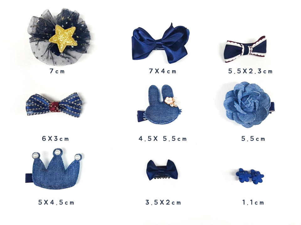 New Baby Head Hair Accessory Hairpin Set Nordic St