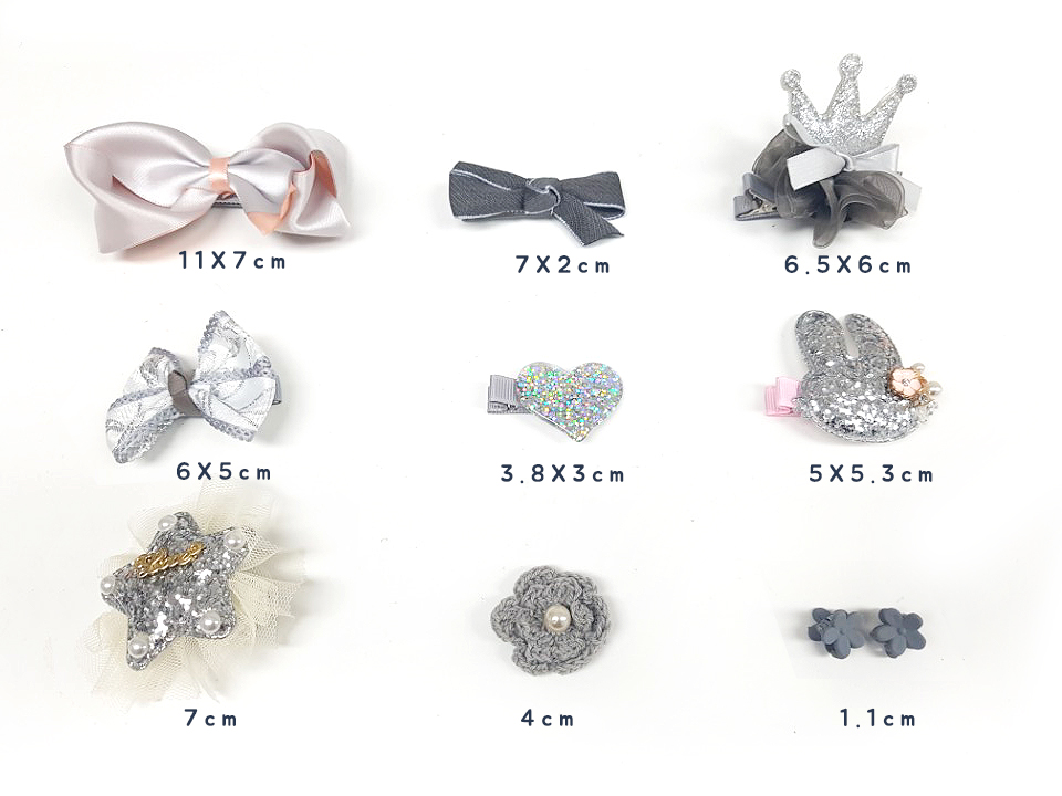 New Baby Head Hair Accessory Hairpin Set Nordic St