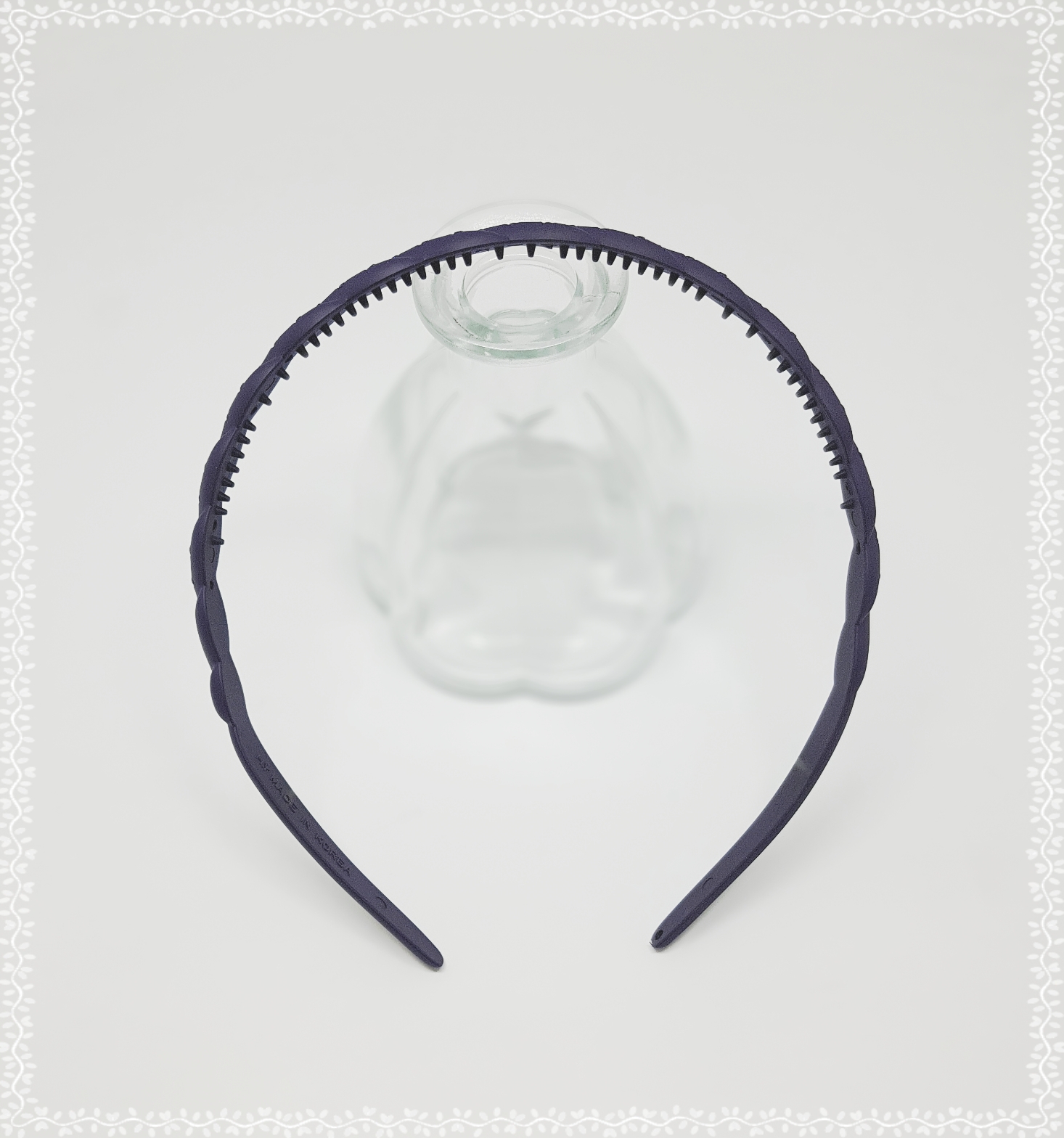 Teeth headband slim hair band cubic base painless 