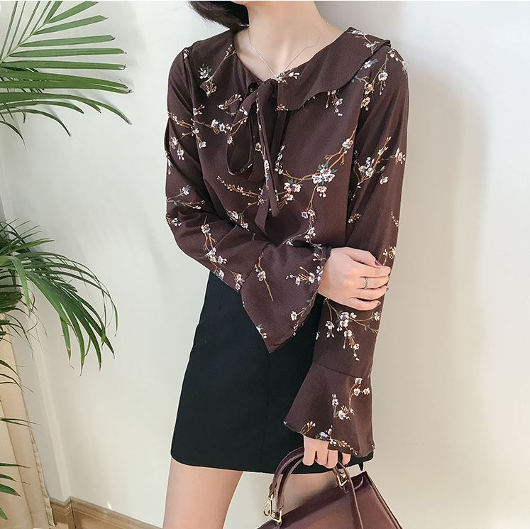 NEW FASHION LADY GIRL Blouse Cotton Flower Blouse