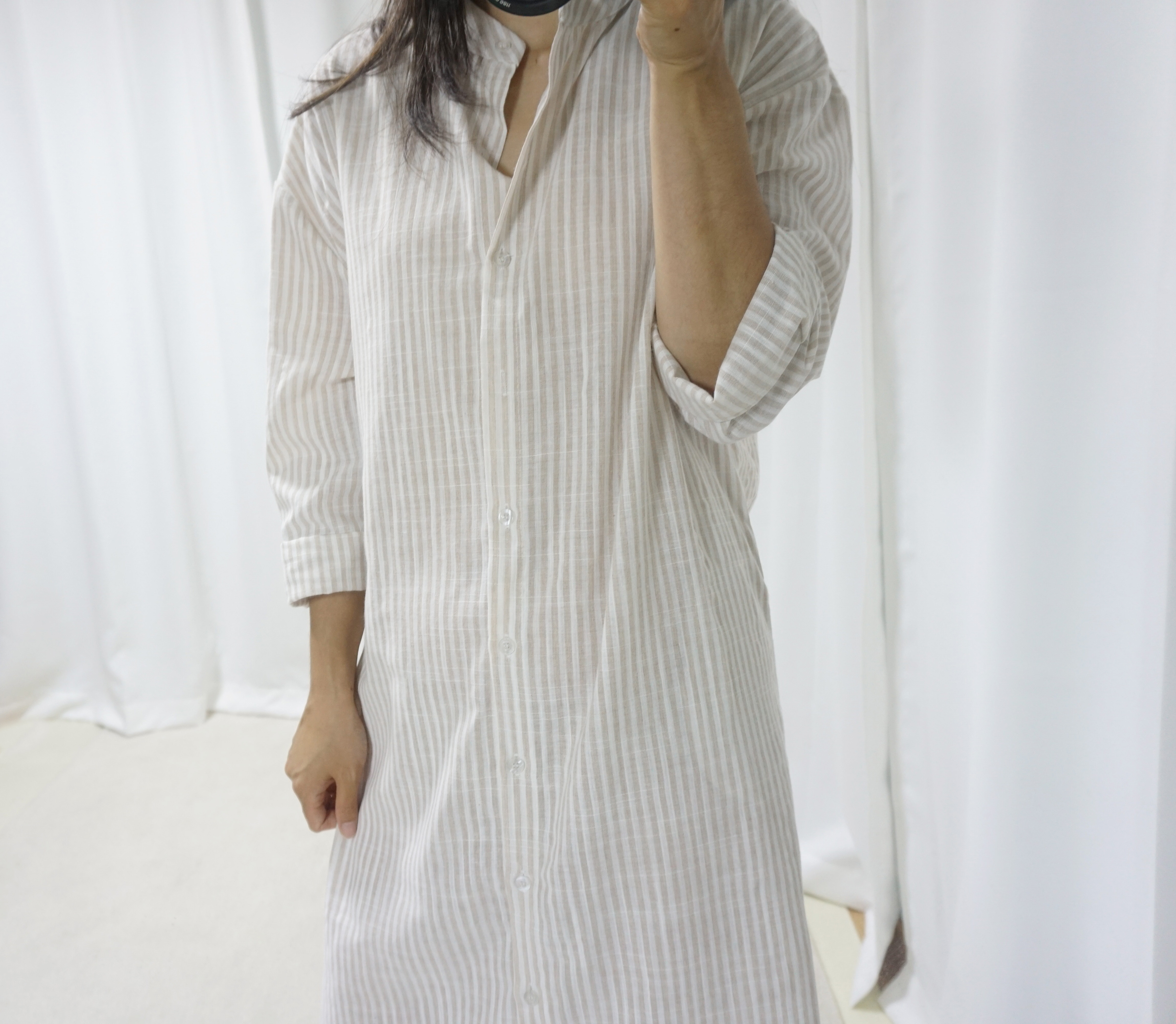 New NANACHUBEBE Stripe shirt One Piece one color S