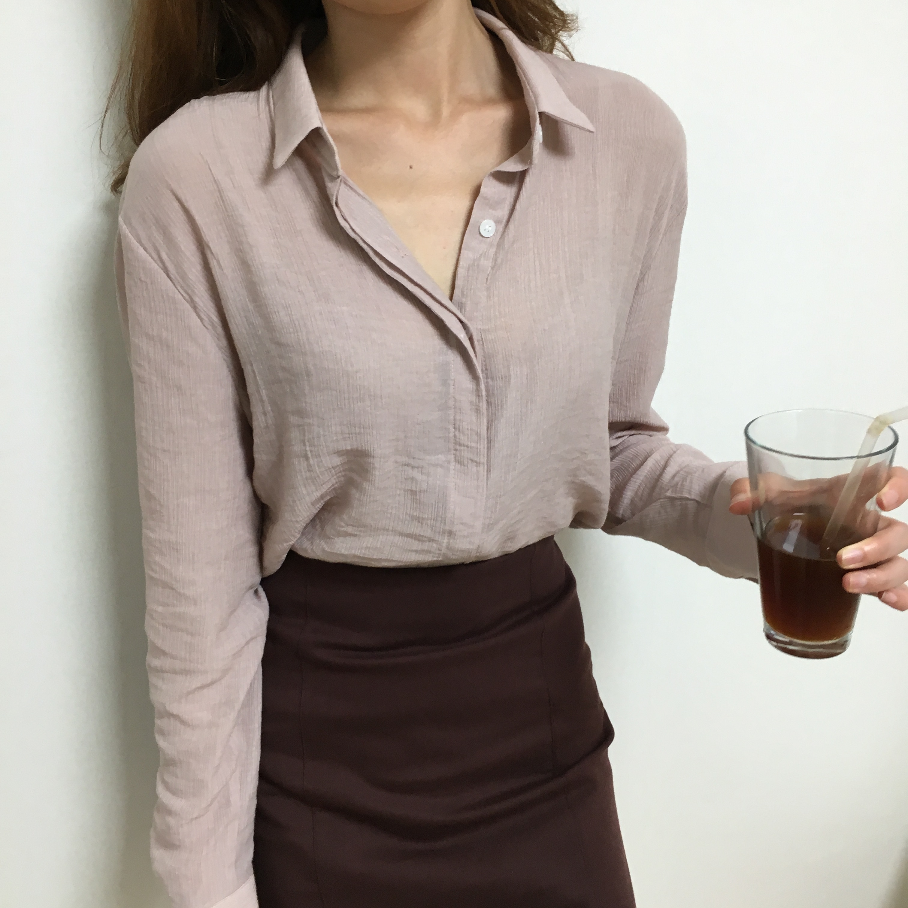 NEW FASHION LADY GIRL Blouse Manny lee blouse Whit