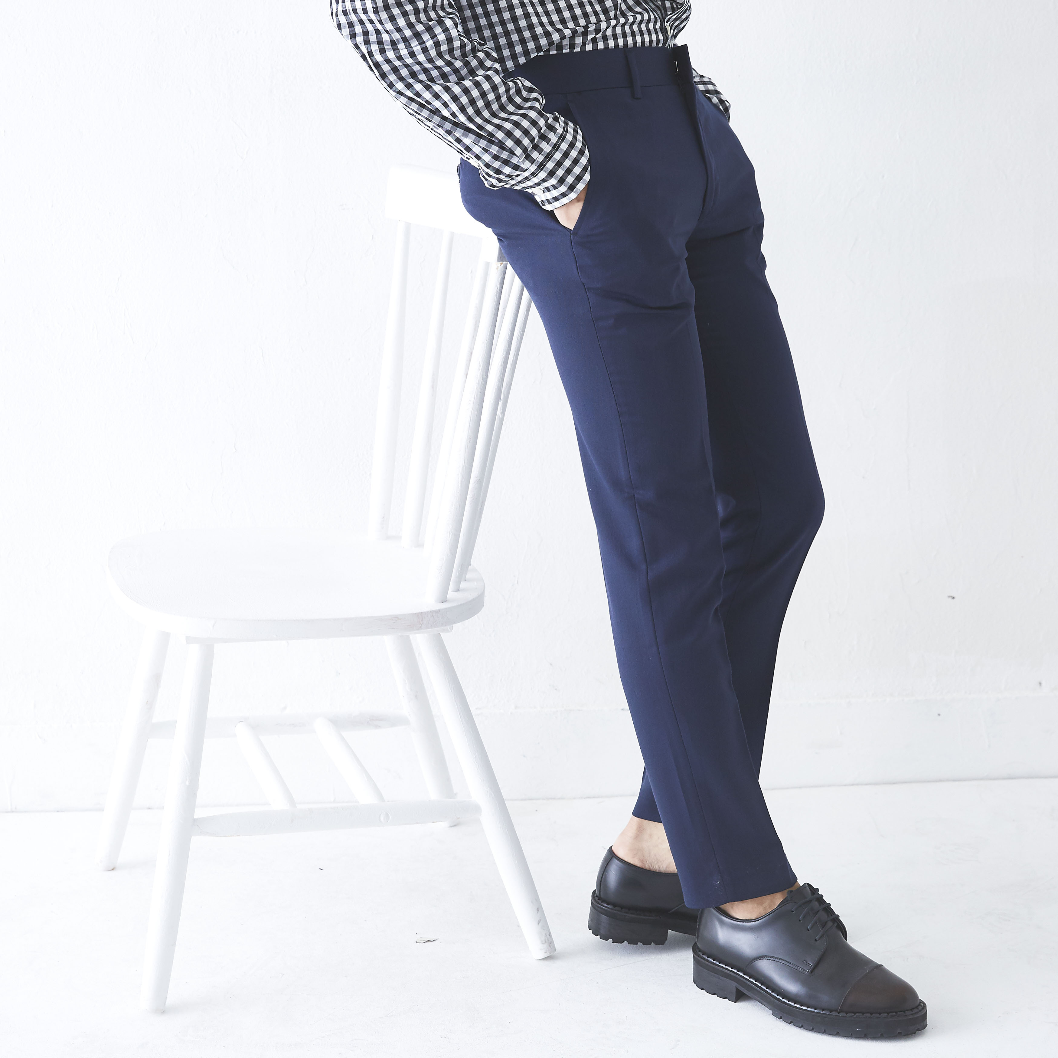 New Men's Pants Slim Fit Men Span Slacks 4 COLO