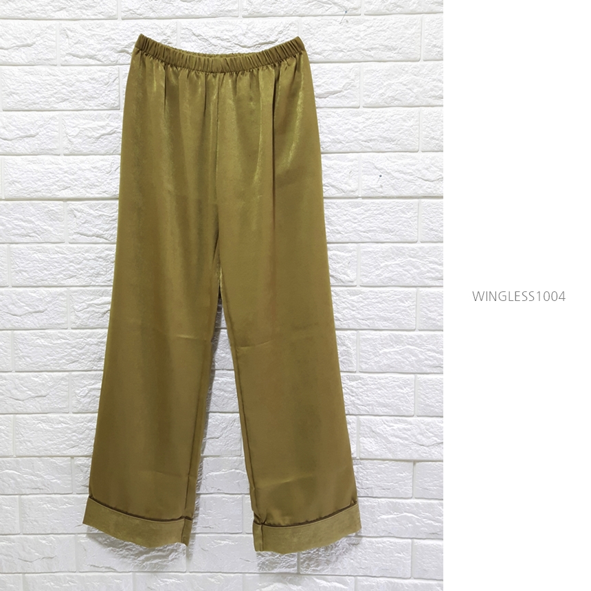 New modern style cheongsam knot couple pajamas paj