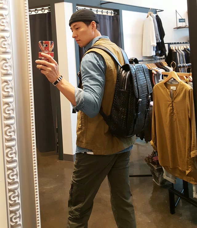 NEW BACKPACK Bottega's office backpack matches 