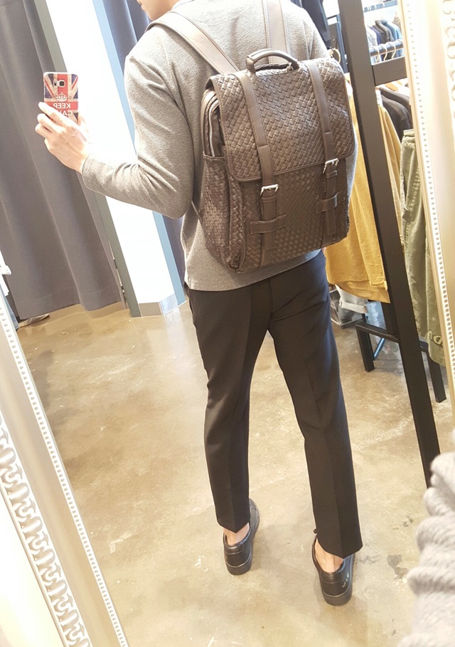 NEW BACKPACK Bottega's office backpack matches 