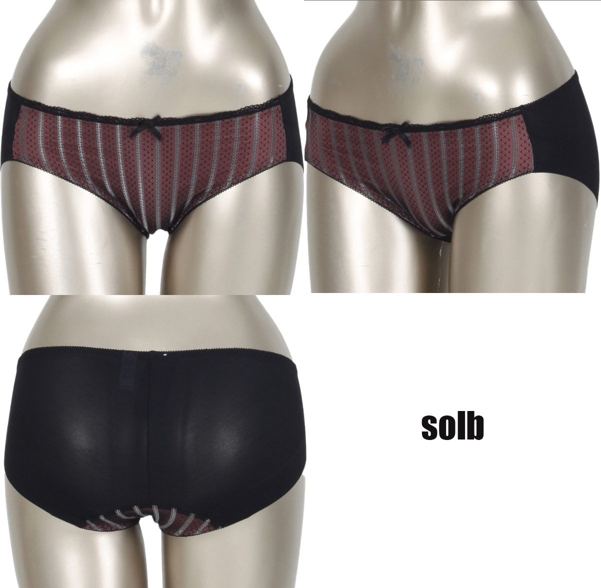 New solb 65 Bra ~ 85 Triple Bonn Delight Black Pin