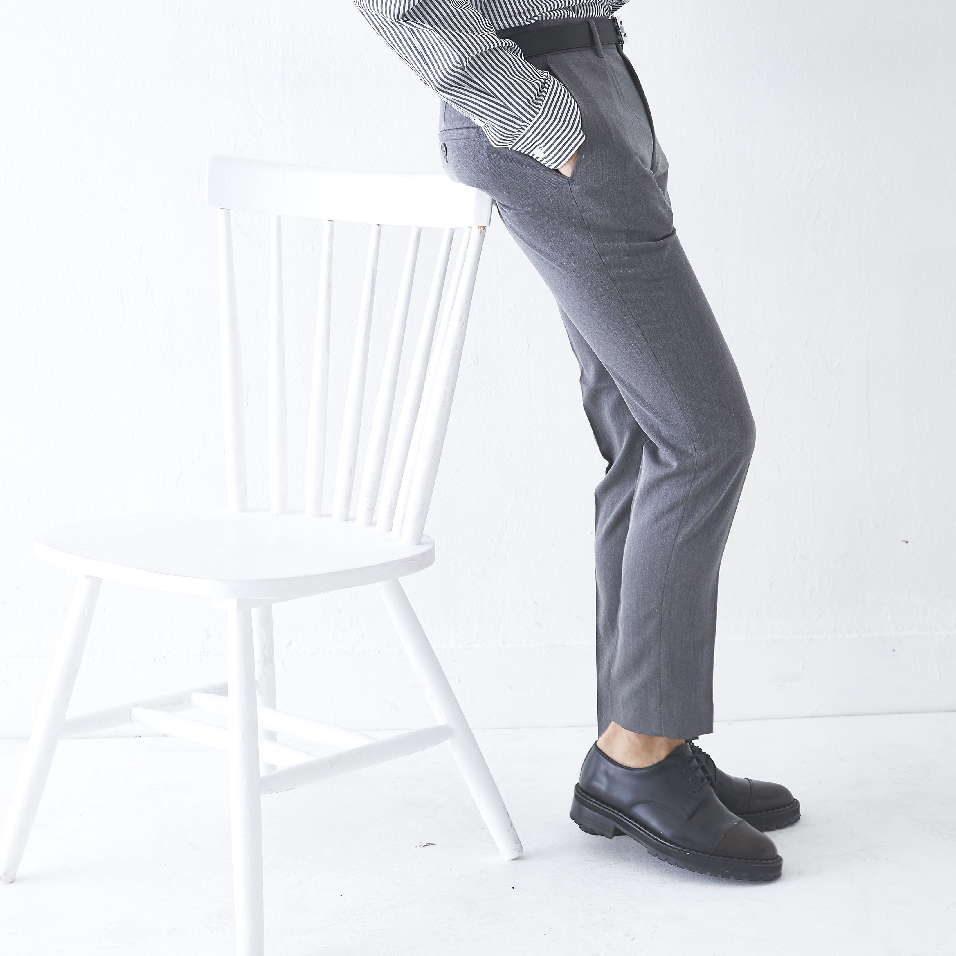 New Men's Pants Slim Fit Men Span Slacks 4 COLO