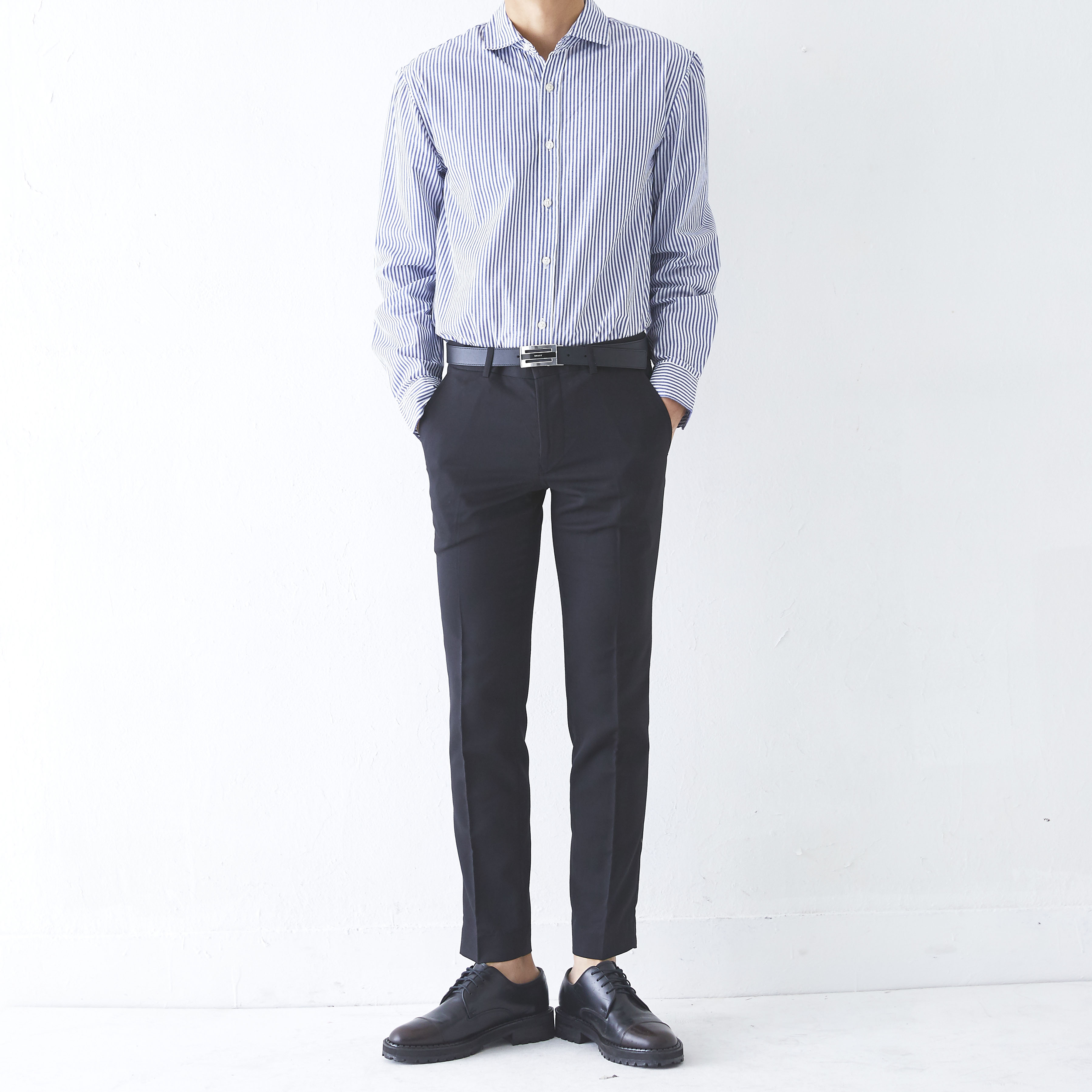 New Men's Pants Slim Fit Men Span Slacks 4 COLO