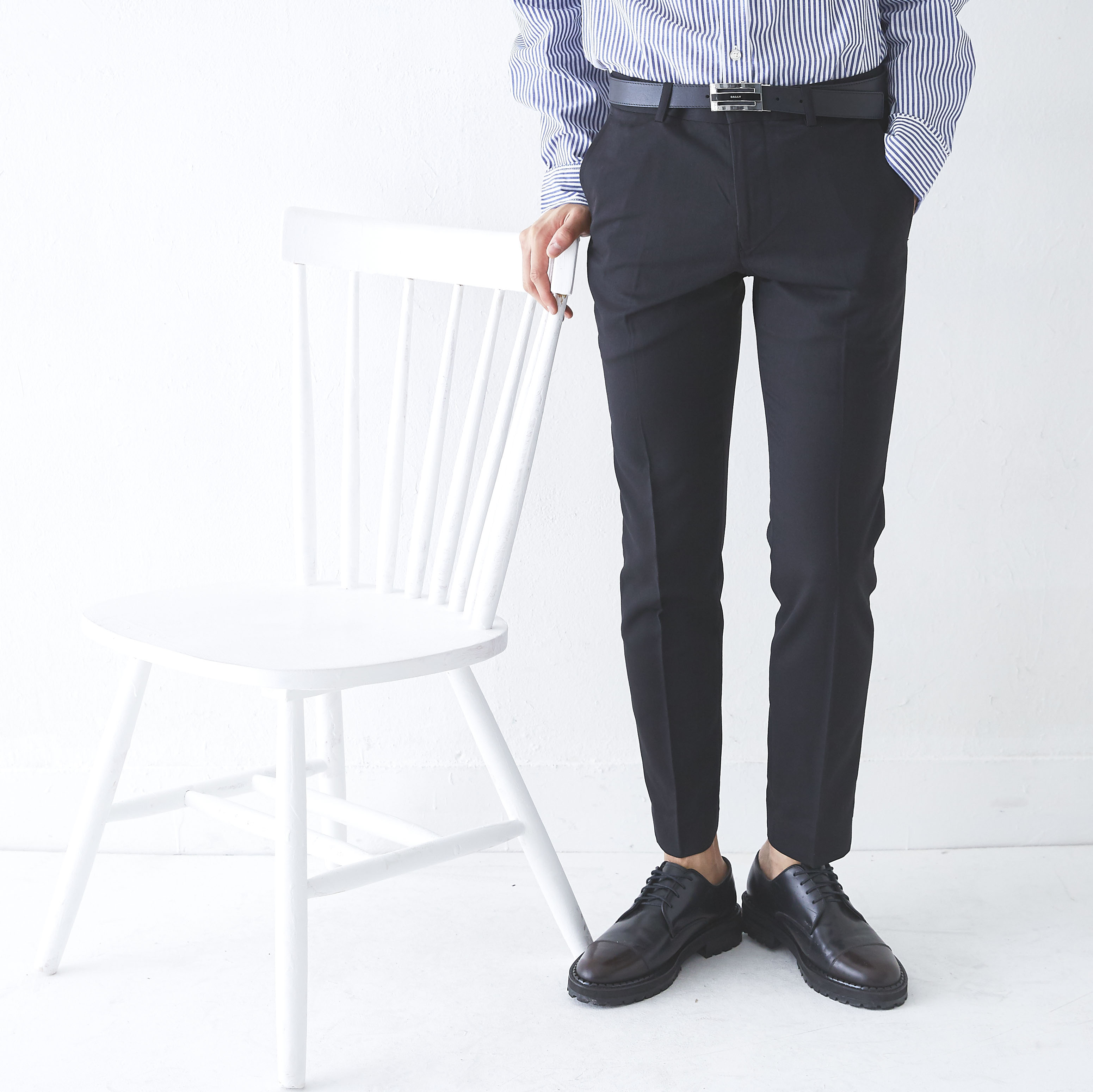 New Men's Pants Slim Fit Men Span Slacks 4 COLO