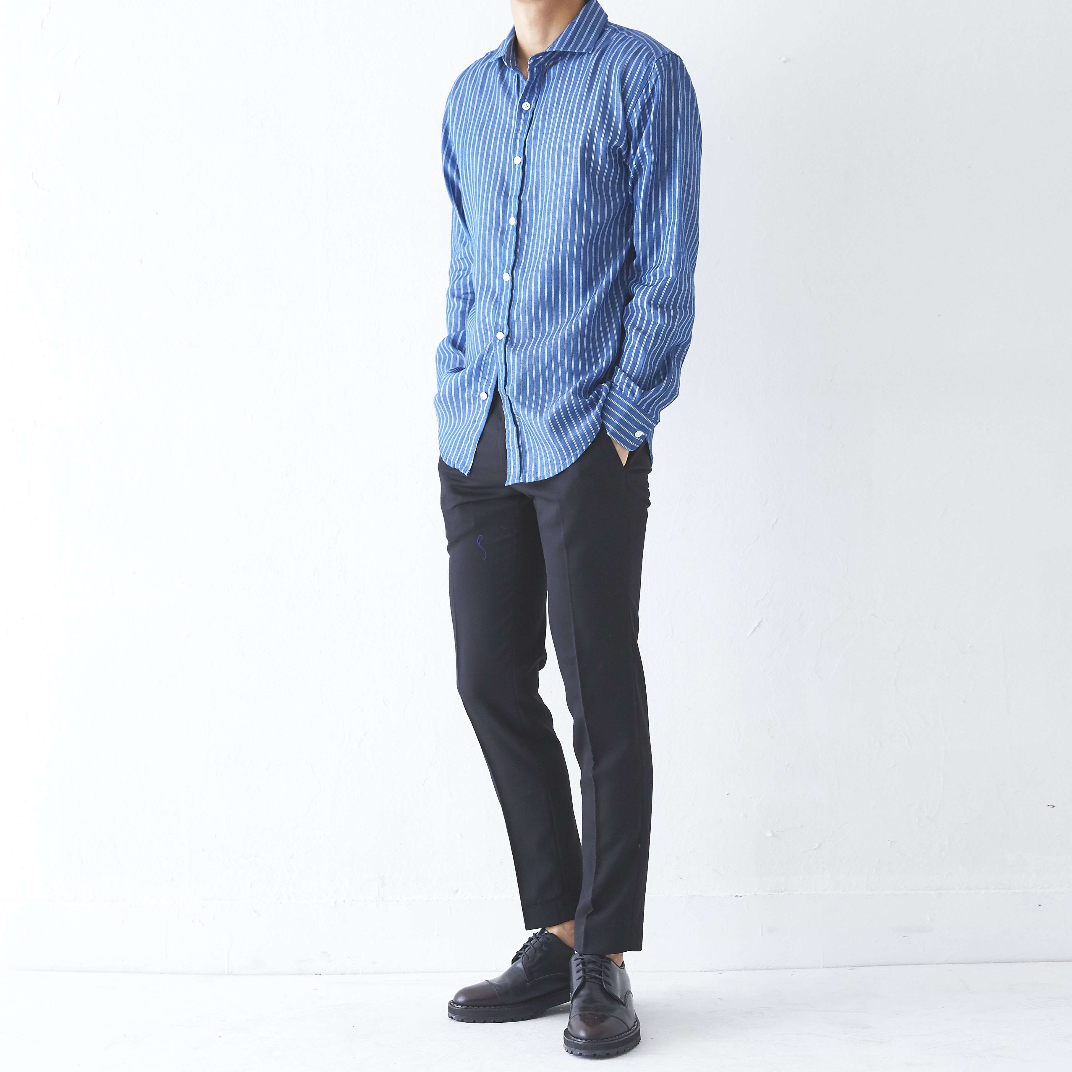 New Men's Pants Slim Fit Men Span Slacks 4 COLO