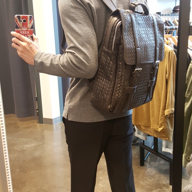 NEW BACKPACK Bottega's office backpack matches 